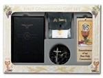 First Communion Gift Set 6-pc Boy Blessed Trinity Missal Edition