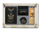 First Communion Gift Set 6-pc Boy Blessed Trinity Missal Deluxe Edition