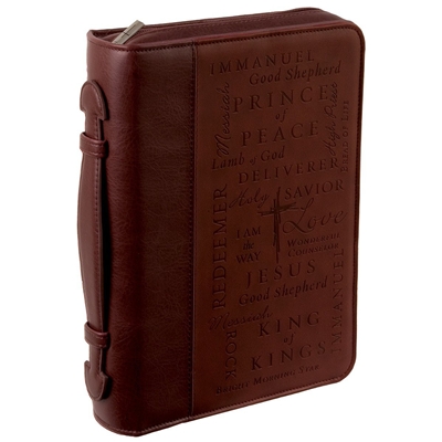 Bible Cover - Names of Jesus (Medium, Two-toned)