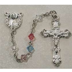 Rosary - Multi-Color Swarovski Crystal