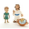 Action Figure Set - Jesus Feeds Five Thousand - 3"