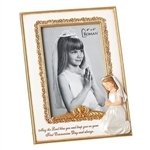 First Communion Girl Picture Frame - 8" (4x6)