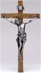 Crucifix - 13.5" Antique Silver