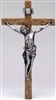 Crucifix - 8.5" Silver Antique
