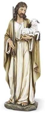 Statue - Jesus Good Shepherd (10.5")