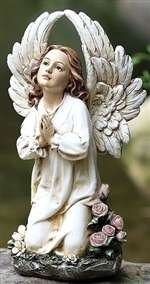 Statue - Kneeling Angel (16")