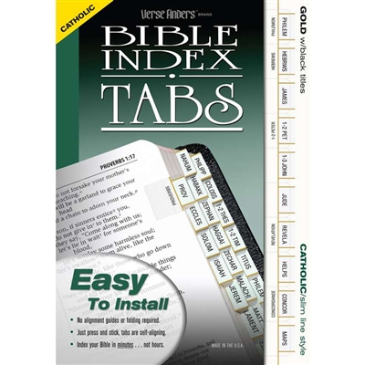 Bible Tabs - Catholic (Slim Line Style)