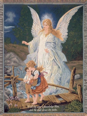 Throw Blanket Direct Thy Paths Guardian Angel