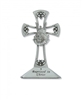 Cross - 4" Baptism Standing Cross (Pewter)