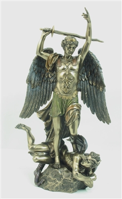St. Michael Standing on Demon (From Fountaine)
