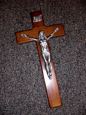 Crucifix - 10" Shroud of Turin