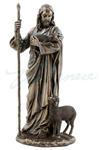 Jesus the Good Shepherd Bronze 11.5-in