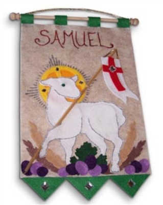 First Communion Banner Kit: Lamb of God (Green)
