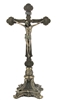 Standing Crucifix - Baroque Design Footed Base
