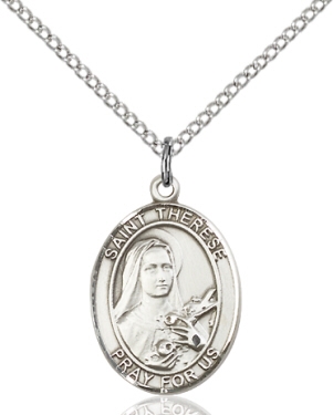 Pendant - St. ThÃ©rÃ¨se of Lisieux (18" Chain)