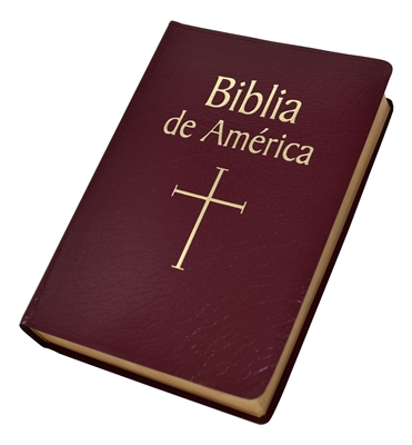 Biblia de America Burgundy Imitation Leather