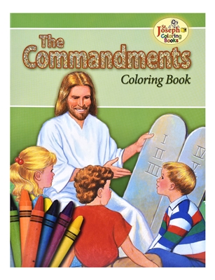 Commandments Coloring Book, The