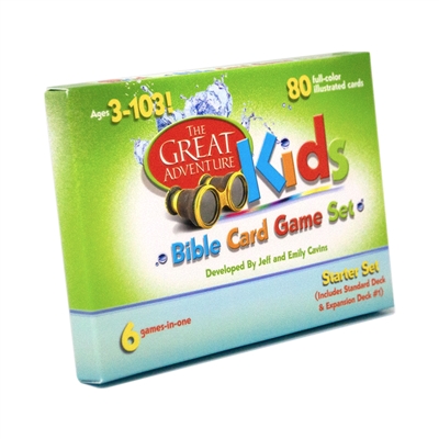 Great Adventure Kids Bible Card Game Set