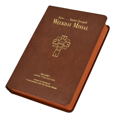 St. Joseph Weekday Missal, Volume I (Large Type Edition) Advent-Pentacost