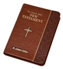 New Catholic Bible NCB St. Joseph New Testament Vest Pocket Edition Brown