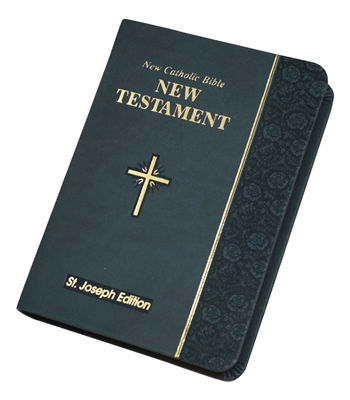 New Catholic Bible NCB St. Joseph New Testament Vest Pocket Edition Black