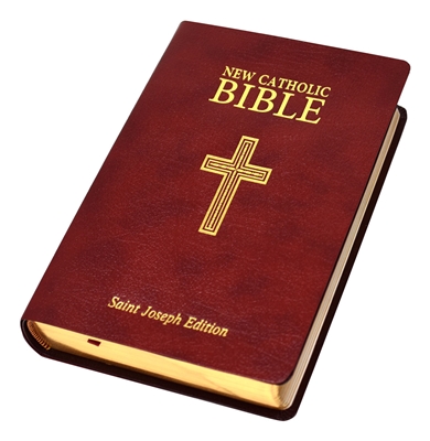 New Catholic Bible NCB St. Joseph Gift Edition Personal Size Burgundy