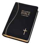 New Catholic Bible NCB St. Joseph Gift Edition Medium Size Black DuraLux