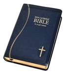 New Catholic Bible NCB St. Joseph Gift Edition Medium Size Blue DuraLux
