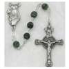 Rosary Green Beads with St. Patrick Center