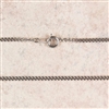 Chain 24-in Rhodium Plate Medium with clasp