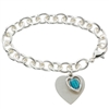 Bracelet Sterling Plated w/ Miraculous Medal 7.5"