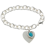 Bracelet Sterling Plated w/ Miraculous Medal 7.5"