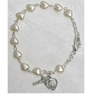 BRACELET DELUXE YOUTH PEARL HEART