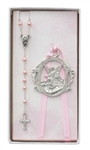 Baby Set Girl Rosary w/ Crib Medal