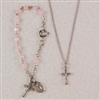 Baby Bracelet & Pendant Set Pink