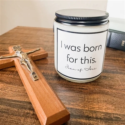 Sword & Crown Candle | Joan of Arc | Clove + Sandalwood