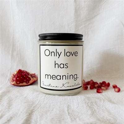 Sword & Crown Candle | Faustina | Pomegranate + Cider