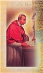 Biography Card St. Charles Borremeo