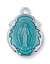 PENDANT Sterling Silver MIRACULOUS BLUE on 18" Chain