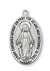 PENDANT Sterling Silver MIRACULOUS Medal on 20" Chain
