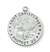 Sterling Silver St. Christopher Medal on 18" Chain