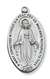 PENDANT Sterling Silver MIRACULOUS Medal on 24" CHAIN