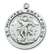 Sterling Silver ST. MICHAEL Medal on 24" Chain