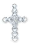 PENDANT Sterling Silver CROSS on 18"  CHAIN