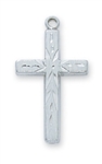 Sterling Silver ENGlish CROSS on 18" Chain