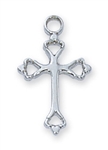 PENDANT Sterling Silver CROSS on 16" CHAIN