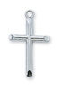 PENDANT Sterling Silver CROSS on 18"  CHAIN