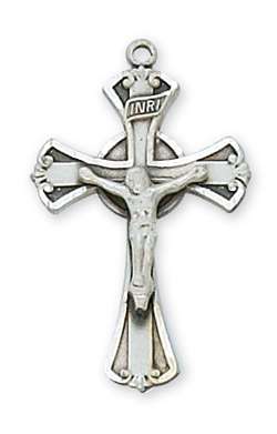 PENDANT Sterling CRUCIFIX on 18" Chain