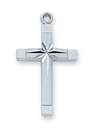 PENDANT Sterling Silver ENGlish CROSS on 18" Chain