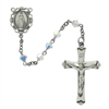 Rosary SS Clear Crystal Swarovski Beads